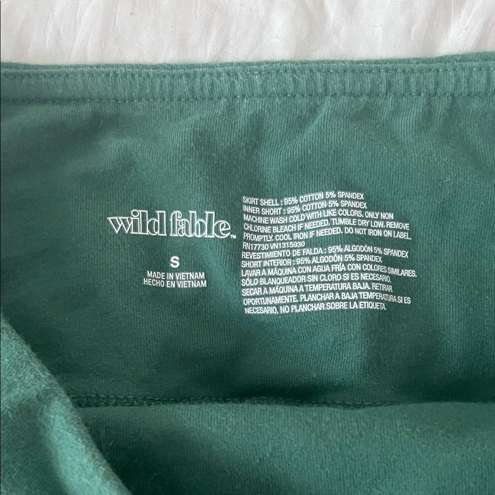 wild fable Forest Green Circle Skort - Picture 2 of 8